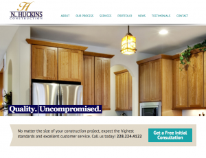 Gulfport Construction Company Website