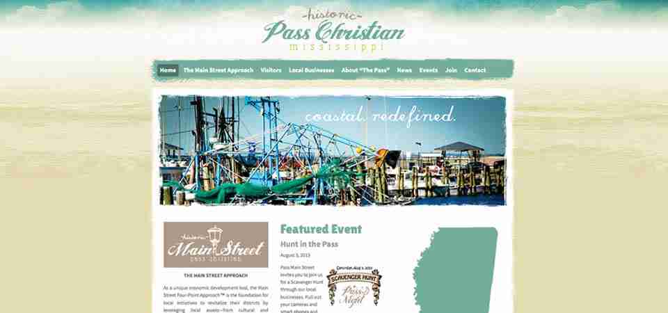 pass main street website design